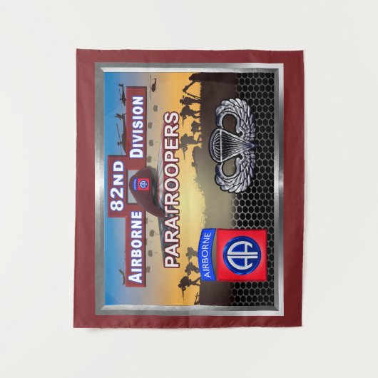 82. Im Flugzeug Division Wandteppich (Vorderseite)