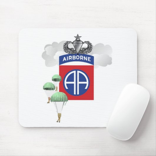 82. Im Flugzeug, Fallschirmjäger, ältere Mousepad (Mit Mouse)