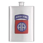 82. Im Flugzeug Flasche Flachmann (Vorderseite)