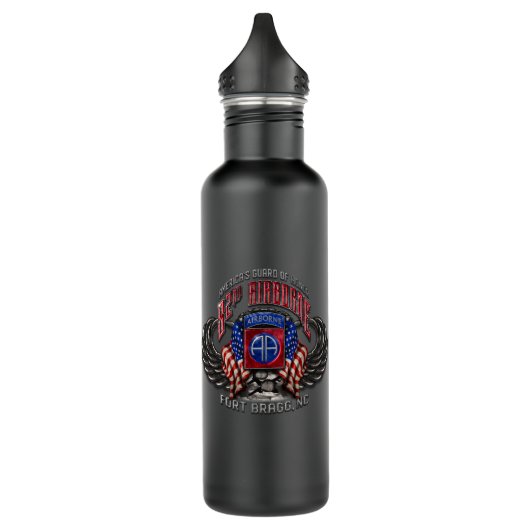 82. Im Flugzeug Fort Bragg 24 oz Flasche Edelstahlflasche (Links)