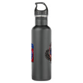 82. Im Flugzeug Fort Bragg 24 oz Flasche Edelstahlflasche (Rückseite)