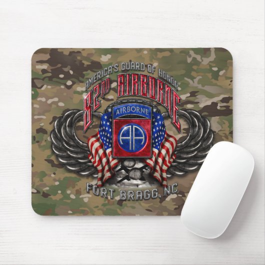 82. Im Flugzeug Fort Bragg Camouflage Mousepad (Mit Mouse)