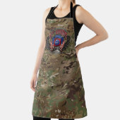 82. Im Flugzeug Fort Bragg Camouflage Schürze (InSitu)