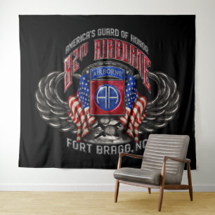 82. Im Flugzeug Fort Bragg Wandteppich