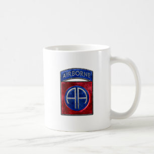 82. Im Flugzeug Fort Liberty White Coffee Tasse