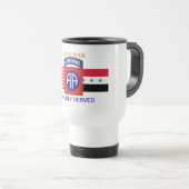 82. IM FLUGZEUG GOLFKRIEG-REISE-TASSE REISEBECHER (VorderseiteRechts)