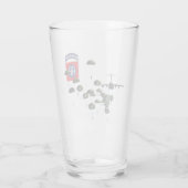 82. Im Flugzeug Jumping Paratroopers Glas (Rückseite)