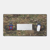 82. Im Flugzeug Jumpmaster Camouflage Desk Mat Schreibtischunterlage (Tastatur & Maus)