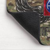 82. Im Flugzeug Jumpmaster Camouflage Mousepad (Ecke)