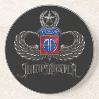 82. Im Flugzeug Jumpmaster Getränkeuntersetzer