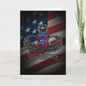 82. Im Flugzeug Jumpmaster Karte (Vorderseite)