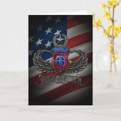 82. Im Flugzeug Jumpmaster Karte (Gelbe Blume)