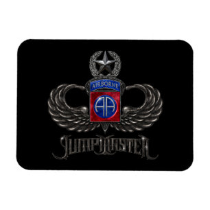 82. Im Flugzeug Jumpmaster Magnet