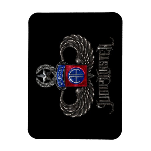 82. Im Flugzeug Jumpmaster Magnet (Vertikal)