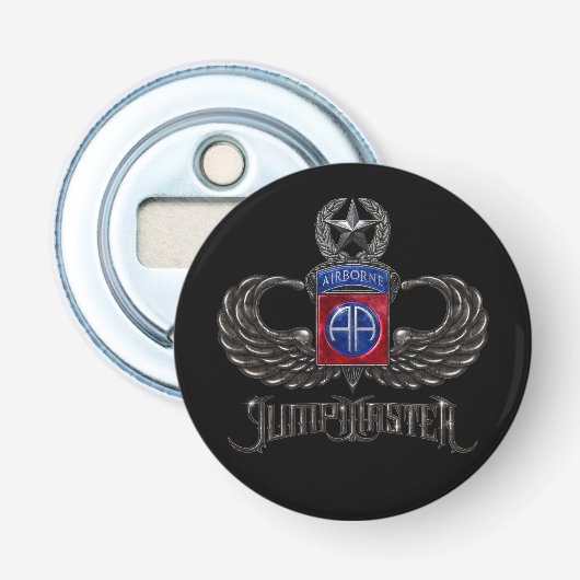 82. Im Flugzeug Jumpmaster Magnetic Bottle Opener Flaschenöffner (Vorderseite)