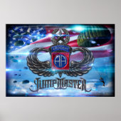 82. Im Flugzeug Jumpmaster Poster (Vorne)