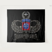 82. Im Flugzeug Jumpmaster Wandteppich (Vorderseite (Horizontal))