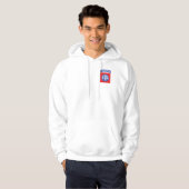 82. Im Flugzeug Pocket Hoodie (Vorne ganz)