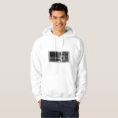82. Im Flugzeug Stahlflagge Hoodie (Vorne ganz)
