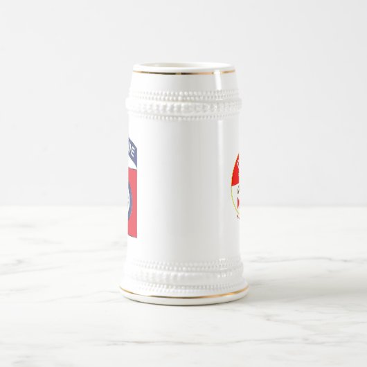 82. Im Flugzeug Stein Bierglas (Mittel)