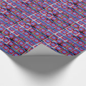 82. im Flugzeug Tierarztpflaster Geschenkpapier (Ecke)