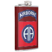 82. Im Flugzeug Vinyl eingewickelte Flasche Flachmann (Rechts)