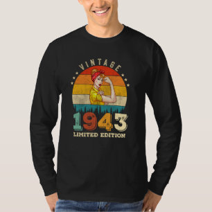 82 Jahre alter Tag 1943 Vintag 82. Geburtstagsfrau T-Shirt
