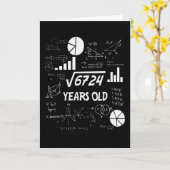 82 Jahre altes Tagesmathematiklehrer 82. Geburtsta Karte (Gelbe Blume)