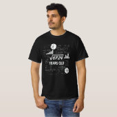 82 Jahre altes Tagesmathematiklehrer 82. Geburtsta T-Shirt (Vorne ganz)