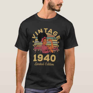 82-jährige Geschenke Vintag 1940 Limited Edition 8 T-Shirt