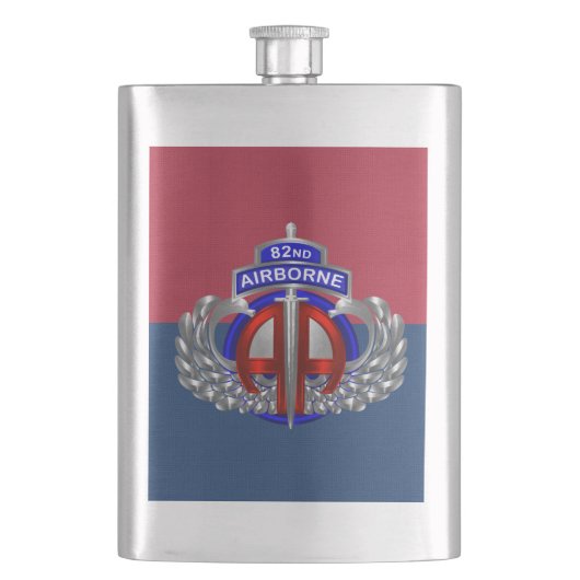 82. Luftlandedaggerdivision Farben Flachmann (Vorderseite)