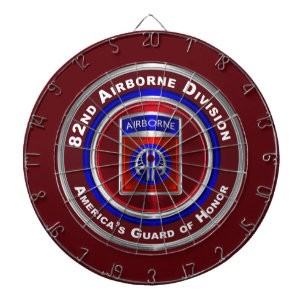 82. Luftlandedivision „All Americans“ Dartscheibe