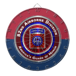 82. Luftlandedivision “All Americans” Dartscheibe