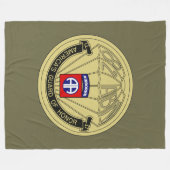 82. Luftlandedivision – Amerikas Ehrengarde Fleecedecke (Vorderseite (Horizontal))