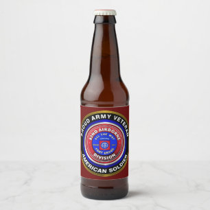 82. Luftlandedivision Bierflaschenetikett