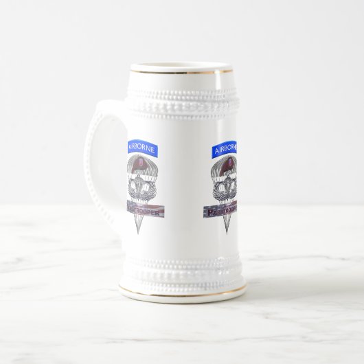82. Luftlandedivision Bierglas (Vorderseite Links)