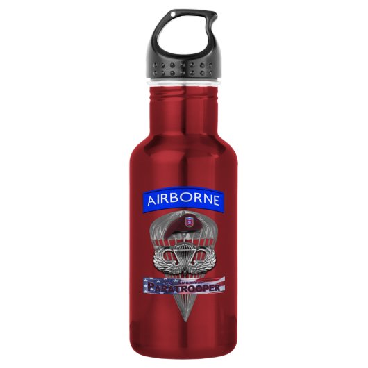 82. Luftlandedivision  Edelstahlflasche (Vorderseite)