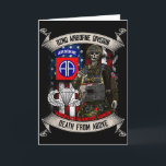 82. Luftlandedivision Fallschirmspringer Fort Brag Karte<br><div class="desc">82. Luftlandedivision Fallschirmspringer Fort Bragg Sprung Flügel</div>