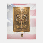 82. Luftlandedivision Fleecedecke (Vorderseite)