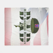 82. Luftlandedivision Fleecedecke (Vorderseite (Horizontal))