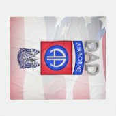 82. Luftlandedivision  Fleecedecke (Vorderseite (Horizontal))