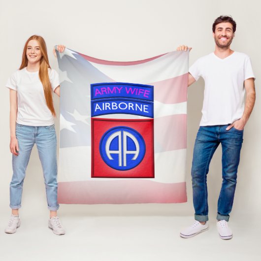 82. Luftlandedivision Fleecedecke (Beispiel)