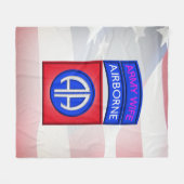 82. Luftlandedivision Fleecedecke (Vorderseite (Horizontal))