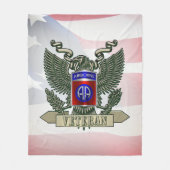 82. Luftlandedivision Fleecedecke (Vorderseite)