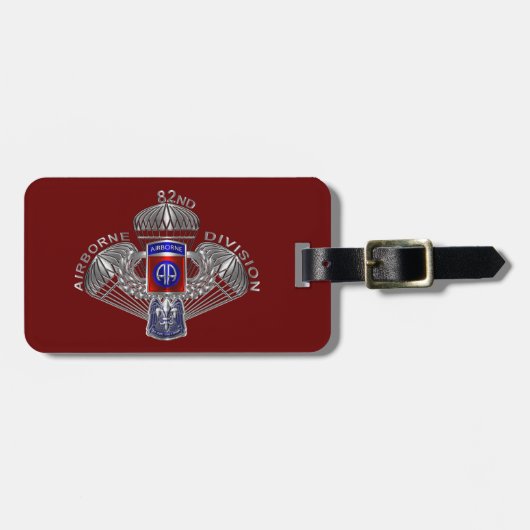 82. Luftlandedivision Gepäckanhänger (Vorderseite horizontal)