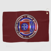 82. Luftlandedivision Golfhandtuch (Horizontal)