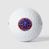 82. Luftlandedivision im Ruhestand Golfball (Vorderseite)