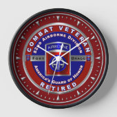 82. Luftlandedivision im Ruhestand  Uhr (Vorderseite)