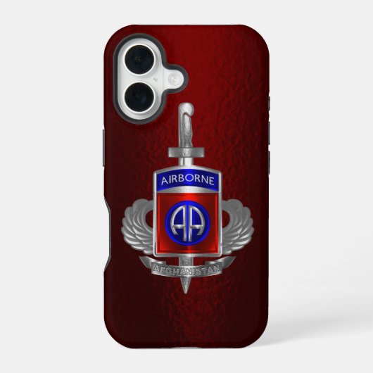 82. Luftlandedivision iPhone 16 Hülle (Rückseite)
