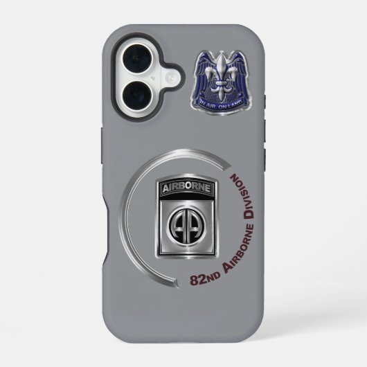 82. Luftlandedivision iPhone 16 Hülle (Rückseite)